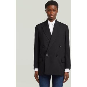 Double Breasted Blazer - Zwart - Dames