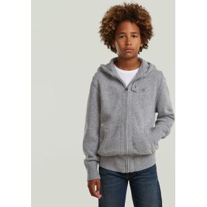 Rag Hooded Full Zip Trui voor jongens - Grijs - jongens