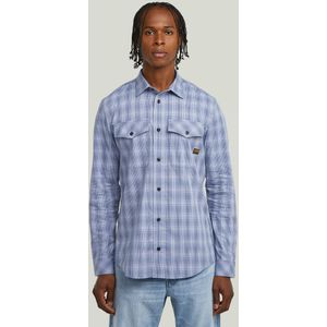 Marine Slim Overhemd - Meerkleurig - Heren