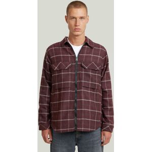 Zip Regular Overshirt - Meerkleurig - Heren