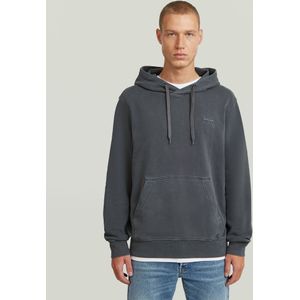 Logo Overdyed Hooded Sweater - Grijs - Heren