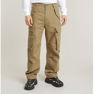 R-3N Regular Straight Cargo Broek - Beige - Heren