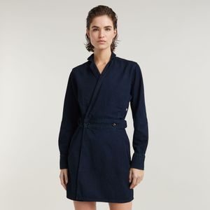 Wikkeljurk - Donkerblauw - Dames