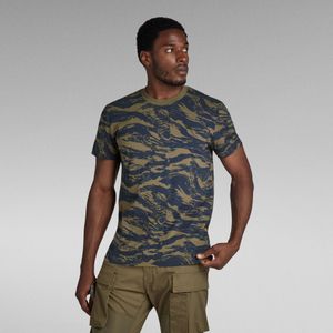 Tiger Camo T-Shirt - Meerkleurig - Heren