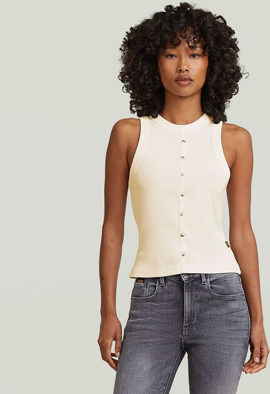 Tanktop met studs, model 'Heritage'