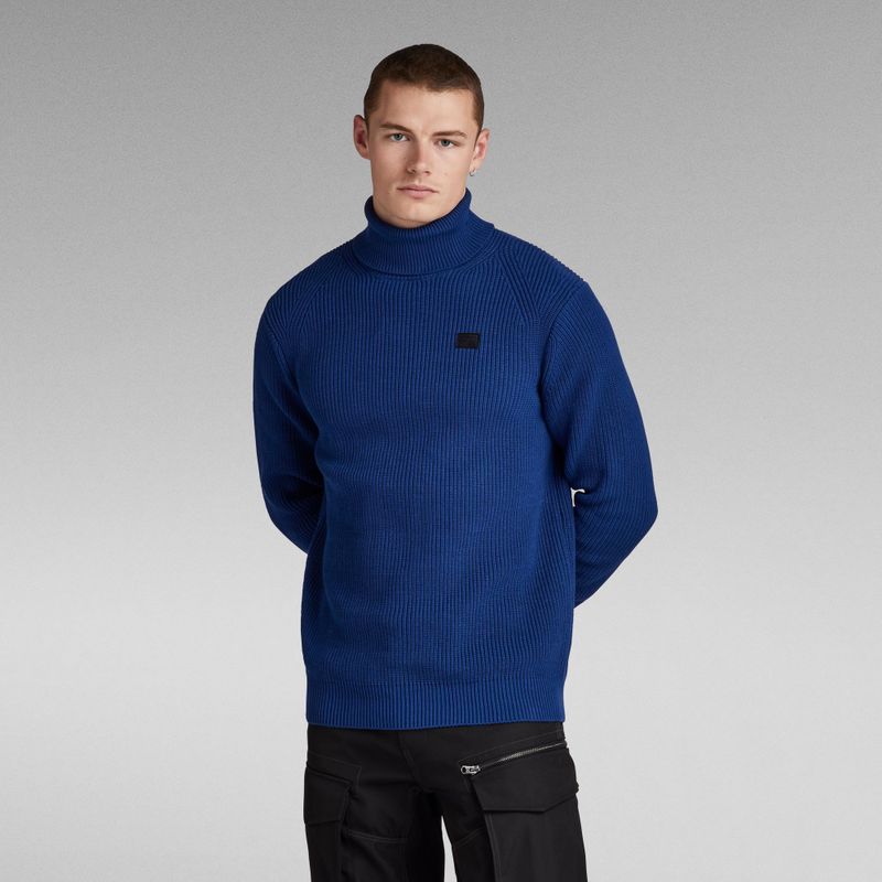 Pullover Coltui - Midden blauw - Heren