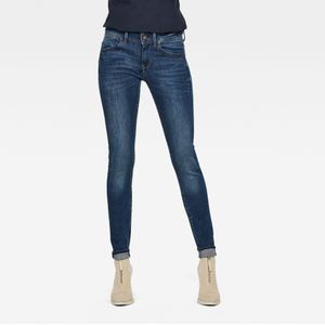 Lynn Mid Skinny Jeans - Midden blauw - Dames