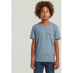 T-shirt Base Pocket voor jongens - Lichtblauw - jongens