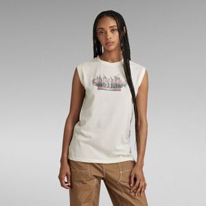 G-Star Merch Top - Beige - Dames