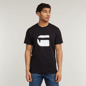 Burger Logo T-Shirt - Zwart - Heren