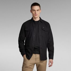 Marine Slim Shirt - Zwart - Heren