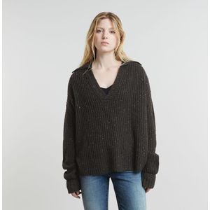 Loose Polo Heavy Knitted - Meerkleurig - Dames