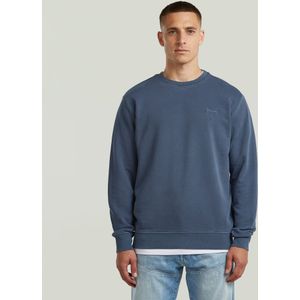 Logo Overdyed Sweater - Donkerblauw - Heren