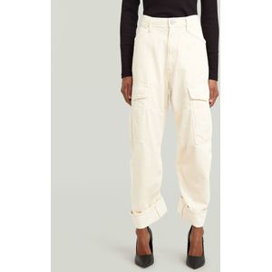Cargo 3D Boyfriend Pants - Wit - Dames