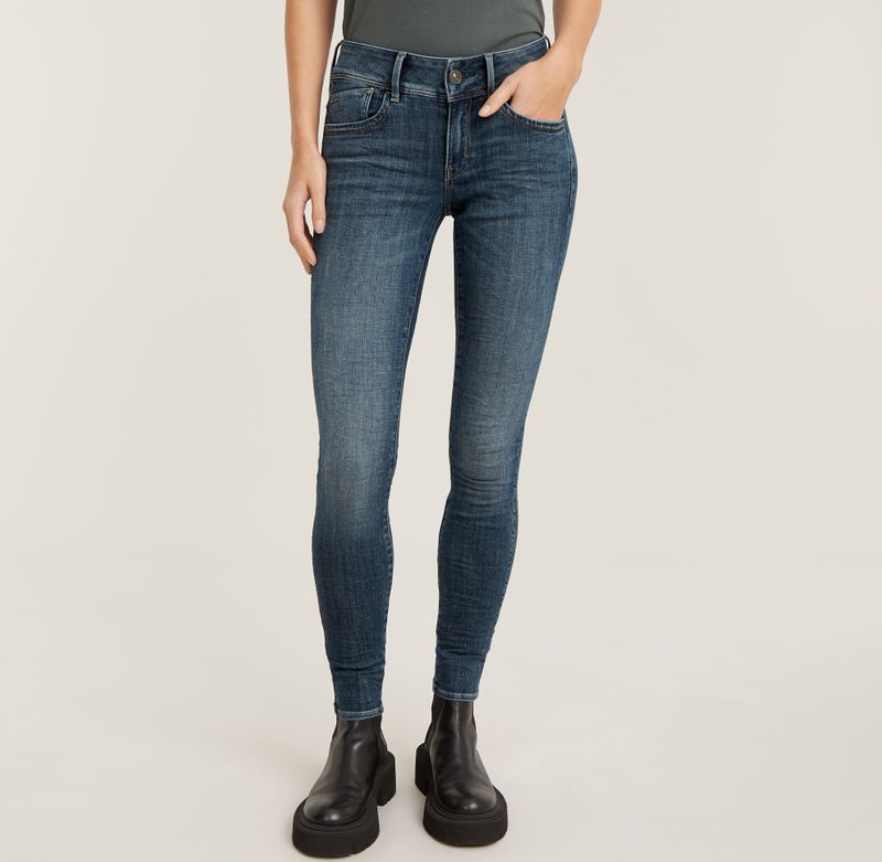 Lynn Skinny Jeans - Midden blauw - Dames