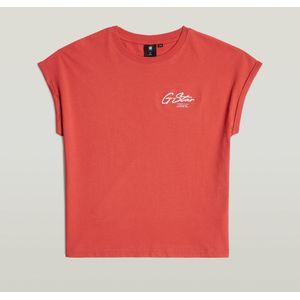 Kids Mouwloos T-Shirt Loose - Rood - meisjes