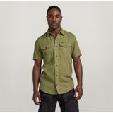 Marine Slim Shirt - Groen - Heren