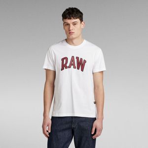 Puff RAW Graphic T-Shirt - Wit - Heren