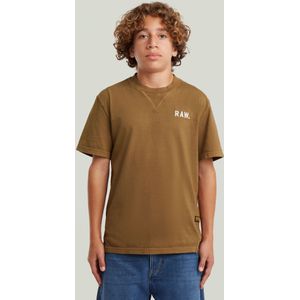 T-shirt Nifous voor jongens - Bruin - jongens