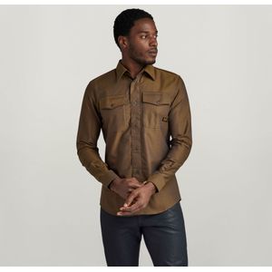 Marine Slim Shirt - Meerkleurig - Heren