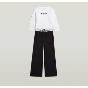 Tee en Broek Pyjama Set - Meerkleurig - Dames