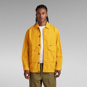 Oversized Camp Overshirt - Geel - Heren