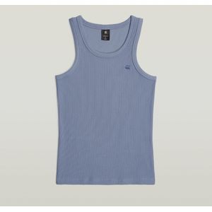 Ribbed Tanktop - Lichtblauw - Dames