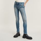 Lhana Skinny Split Jeans - Lichtblauw - Dames
