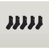 Sokken 5 Paar - Zwart - Heren