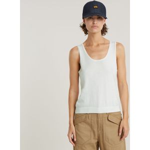 Lichtgewicht Gebreide Tanktop Summer - Wit - Dames