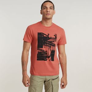 JMW Building T-Shirt - Meerkleurig - Heren