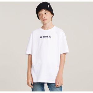 Kids T-Shirt Loose - Wit - jongens
