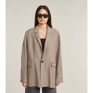 Boyfriend Blazer - Beige - Dames