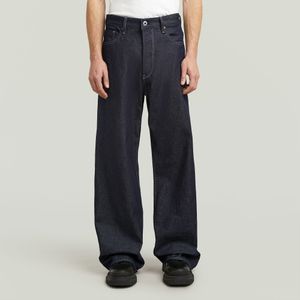 Long Pocket Loose Jeans - Donkerblauw - Heren