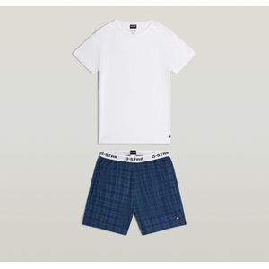Tee en Short Pyjama Set - Meerkleurig - Heren