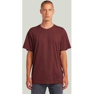 A Line Loose T-Shirt - Rood - Heren