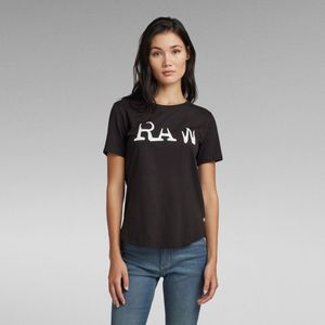 Raw Optic Slim T-Shirt - Zwart - Dames