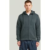 Premium Core Hooded Zip Sweater - Midden blauw - Heren