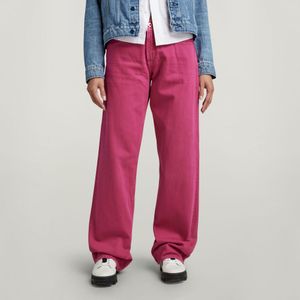 Judee Low Waist Loose Jeans - Roze - Dames