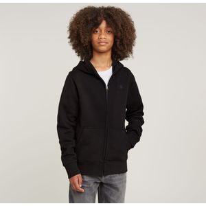 Kids Hoodie Jacket Met Rits - Zwart - jongens