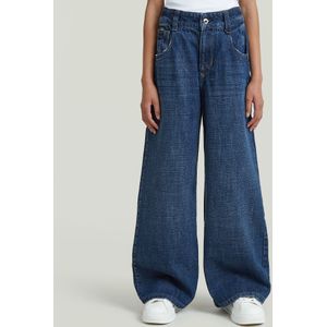 Skater High Loose Jeans voor meisjes - Midden blauw - meisjes