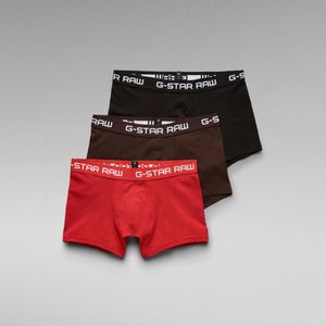 Classic Boxer Color Set van 3 - Rood - Heren