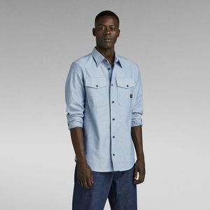 Marine Slim Shirt - Meerkleurig - Heren