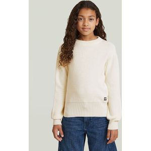 Vest Yarciaknit voor meisjes - Wit - meisjes