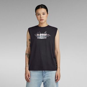 G-Star Merch Top - Zwart - Dames