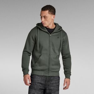 Premium Core Hoodie Met Rits - Grijs - Heren