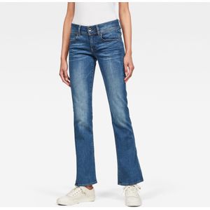 Midge Mid Bootcut Jeans - Midden blauw - Dames
