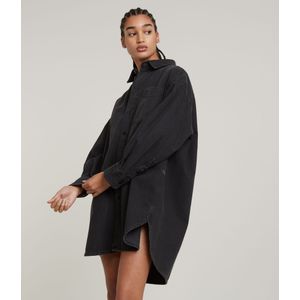 Denim Jurk Oversized - Zwart - Dames