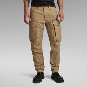 Rovic Zip 3D Regular Tapered Broek - Bruin - Heren