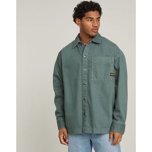 Boxy Fit Shirt - Groen - Heren